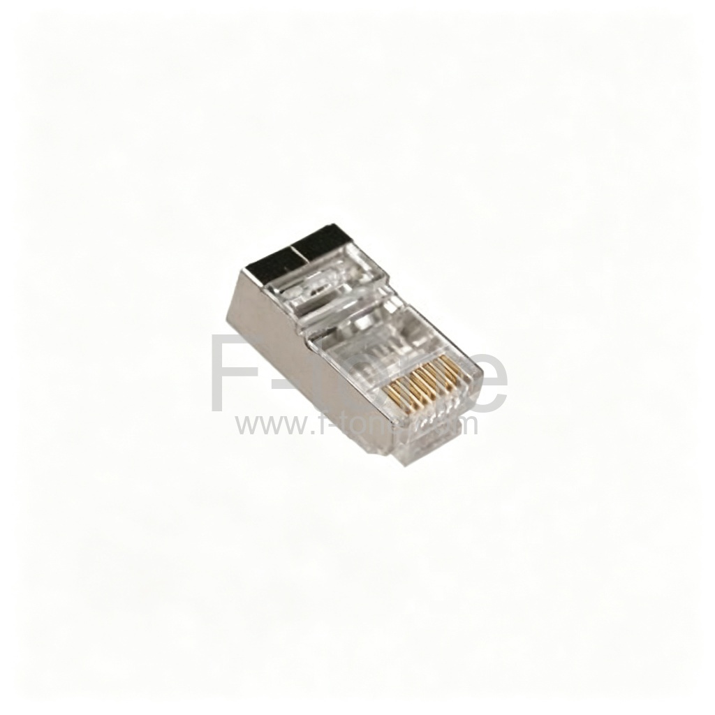 100x RJ45 Shielded Plug Cat5 8P8C LAN Connector