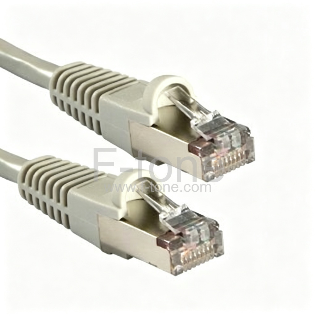 10m CAT6 FTP Patch with Molded Boots